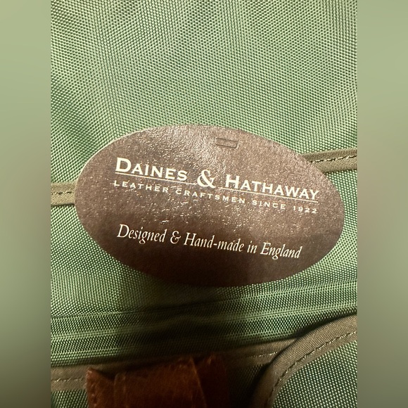 Daines and Hathaway leather travel pouch never used - Picture 4 of 5